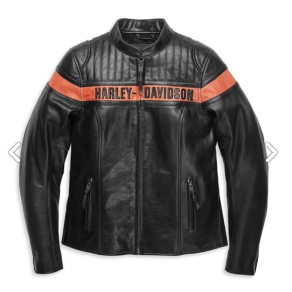 Harley-Davidson Jackets & Blazers - Harley-Davidson® Women's Victory Sweep Vintage Leather Jacket 98013-21VW/000S